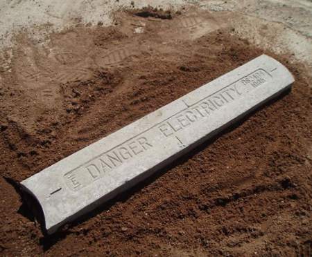 Concrete Cable Covers - Protection Covers For Low & High Voltage Underground Cables